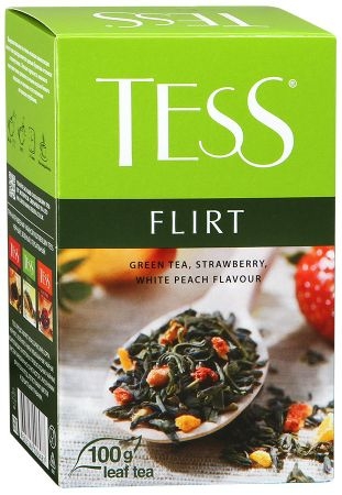 Чай Tess Flirt 25*1,5 г зеленый