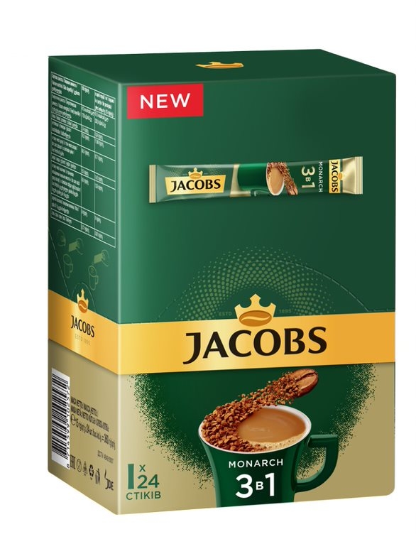 Кофе Jacobs Monarch 3 в 1 (24 х 15г)
