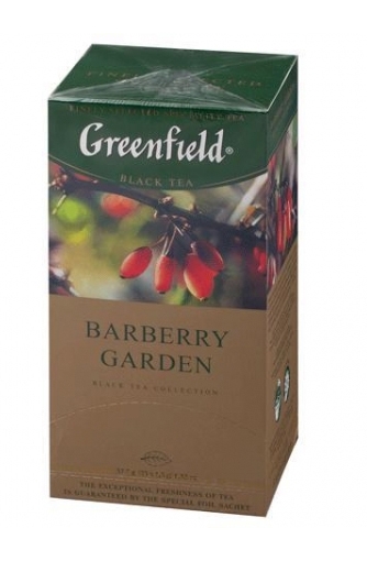 Чай Greenfield Barberry Garden 25х1.5г (черный)