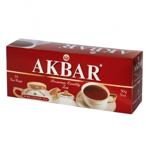 Чай Акбар Красно-белая 25х2г (черный)