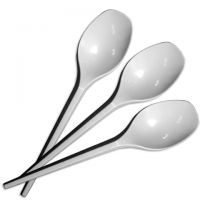 Ложка чайная 125 мм Эконом ПС Цвет Белый (100 шт)