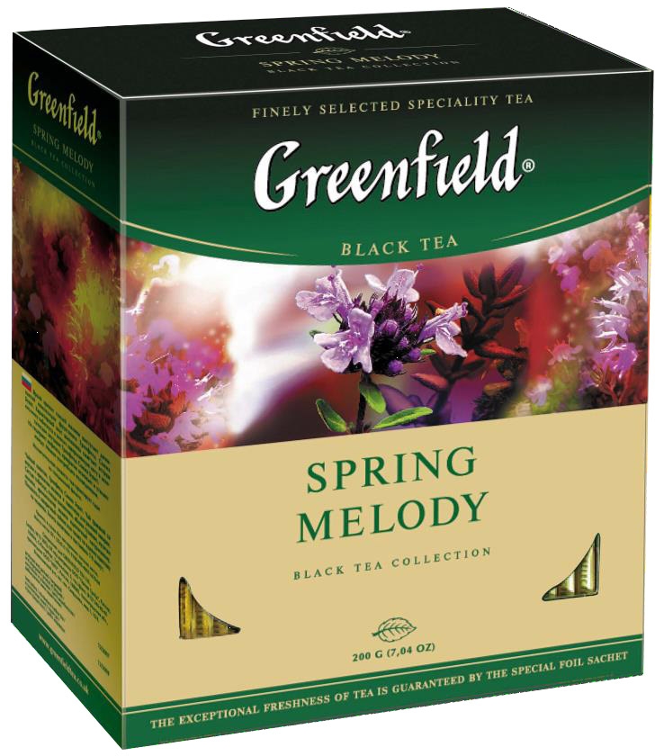 Чай Greenfield Spring Melody 100х1.5г (черный)