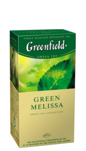 Чай Greenfield Green Melissa 25х1.5г (зеленый)