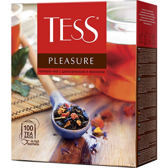 Чай Tess Pleasure 100х1.5г (черный)