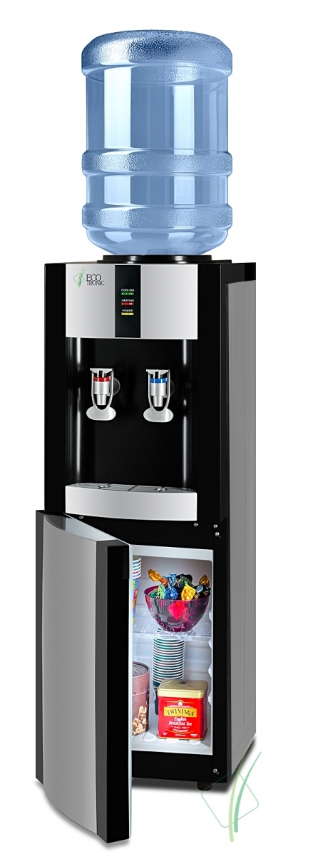 Кулер Ecotronic V21-LE со шкафчиком (черный)