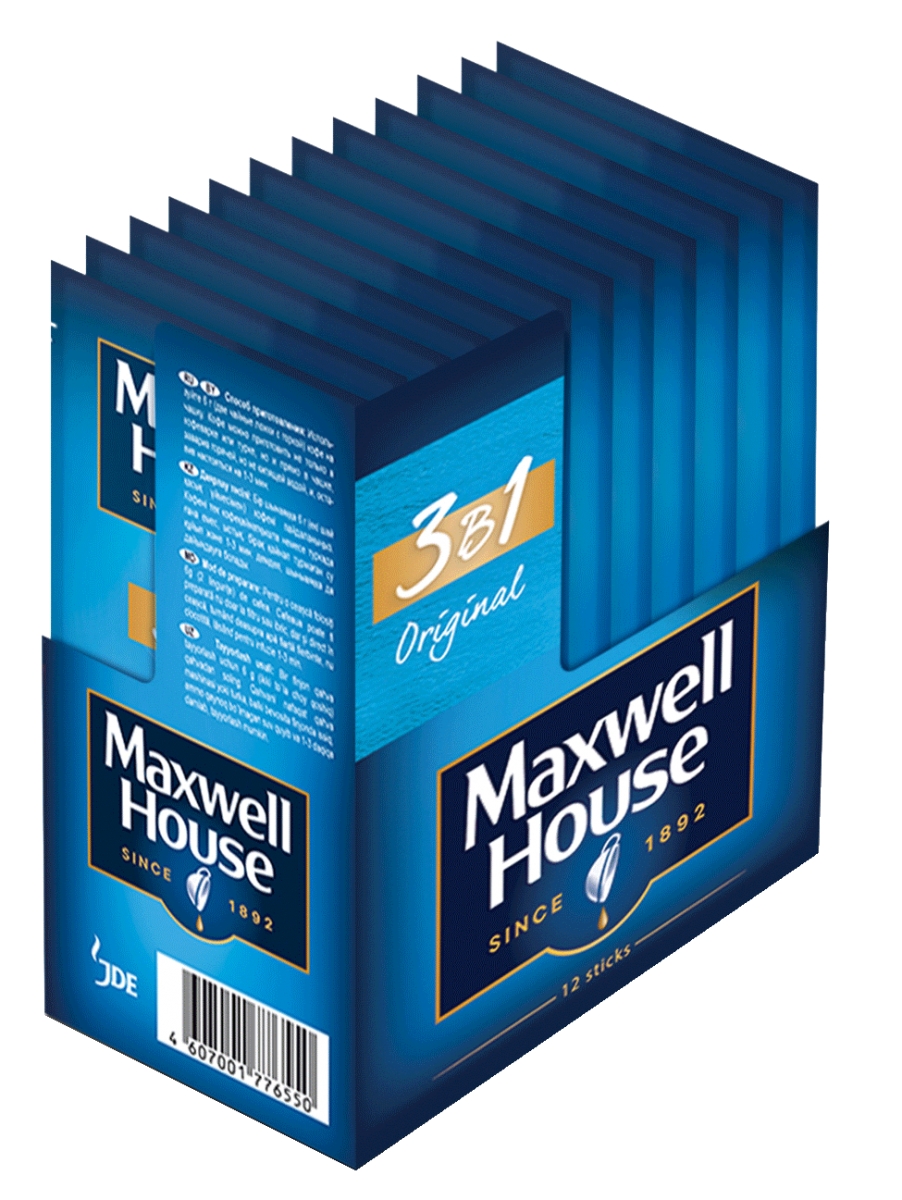 Кофе Maxwell House 3 в 1 (12 х 14г)